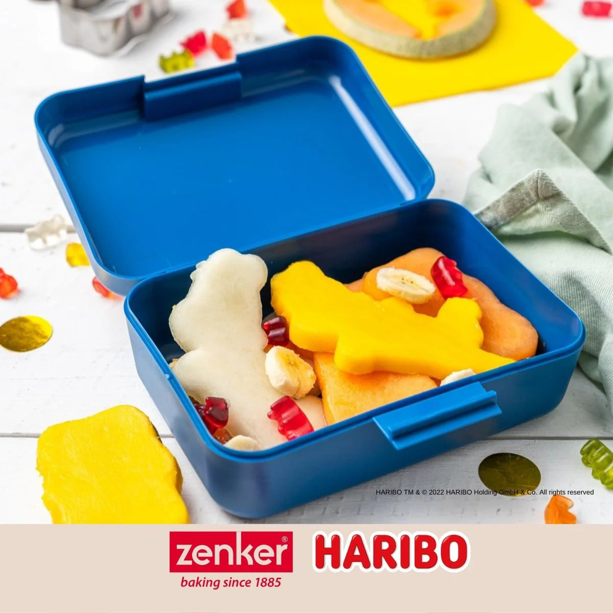 Boîte alimentaire avec couvercle en plastique 16,5 x 11,5 cm Zenker Haribo