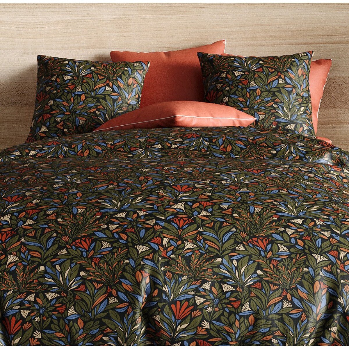 Parure Housse De Couette + 2 taies 100% coton 71fils Bogota