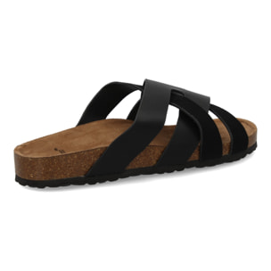 Sandalia para hombre con tiras cruzadas.