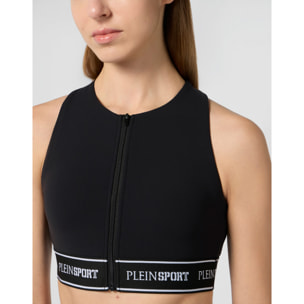 PLEIN SPORT Fleece Bra Top