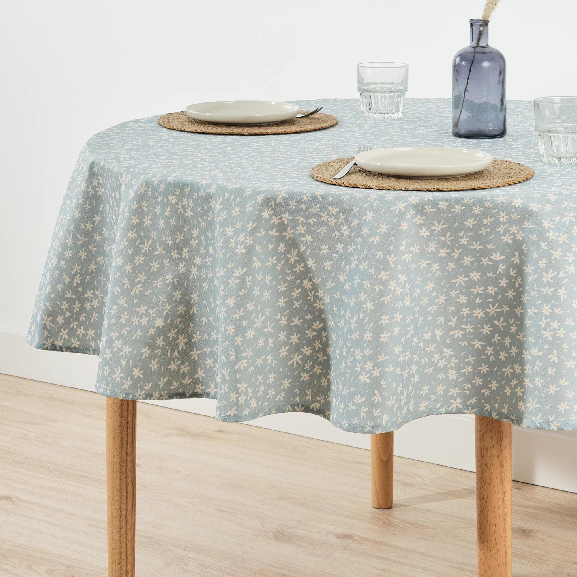 Nappe ronde en résine anti-taches 0120-33