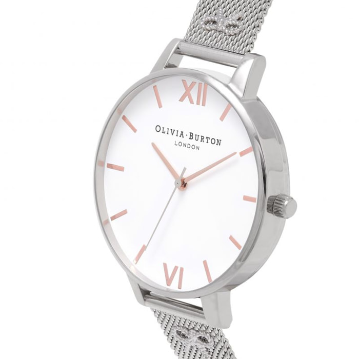 Reloj Olivia Burton OB16ES10 Mujer Analogico Cuarzo con Correa de Acero