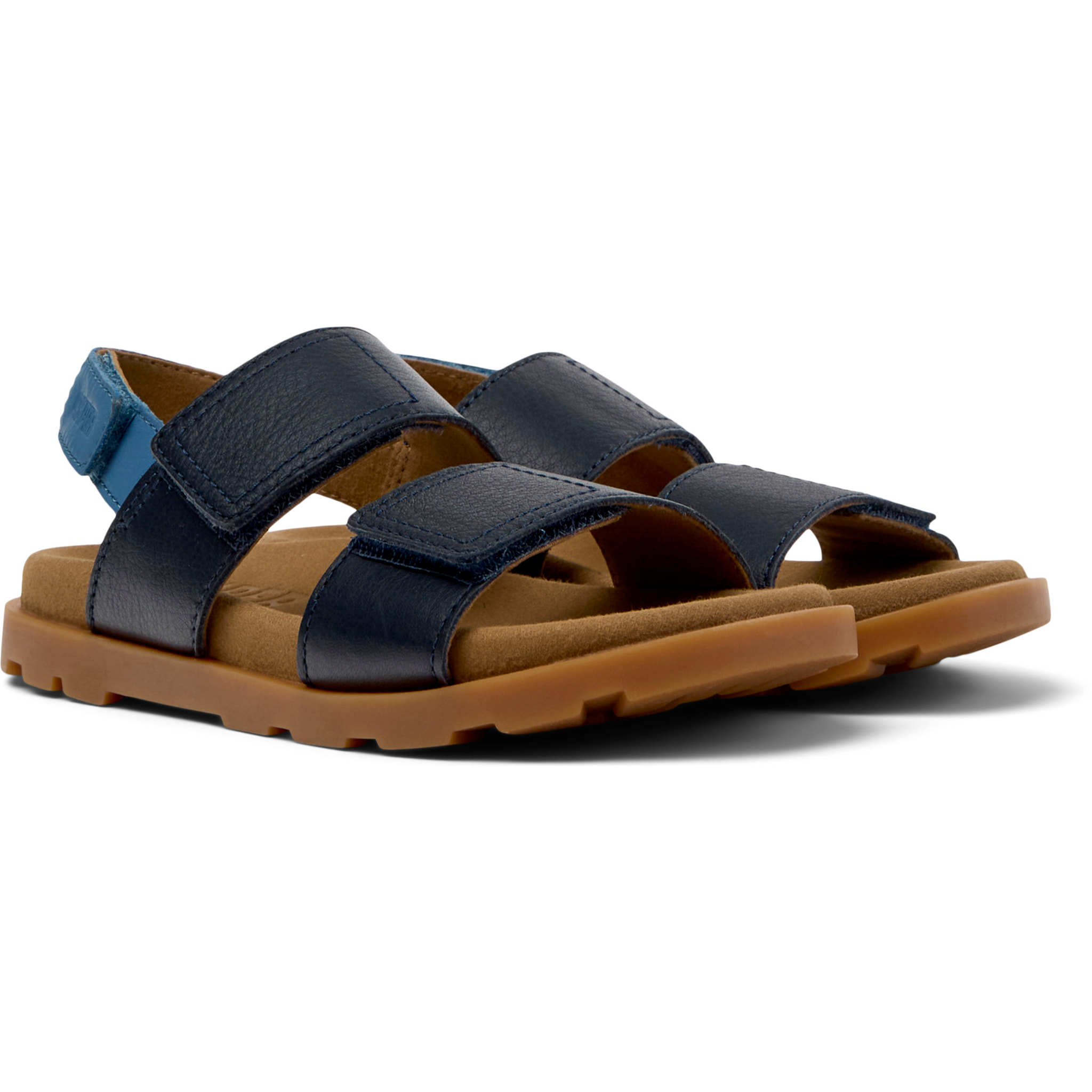 Sandalias - CAMPER Brutus Sandal - Azul - Cuero liso