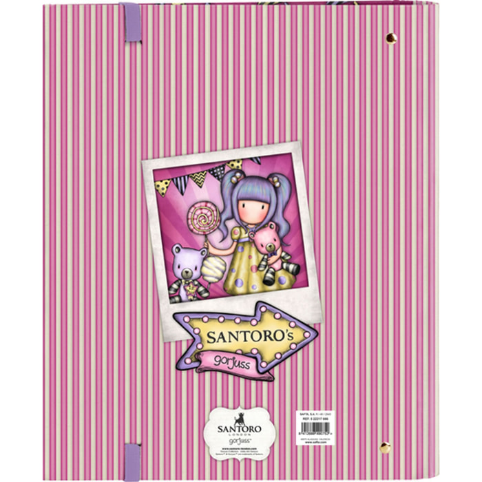 Carpeta 4 anillas 30mm c/recambio gorjuss™ fairground "first prize"