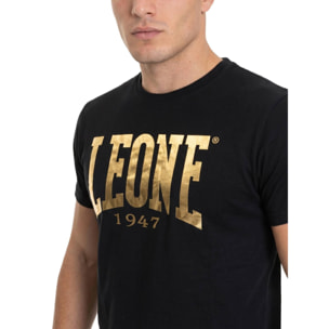 Camiseta de manga corta dorada para hombre