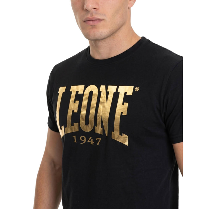 Camiseta de manga corta dorada para hombre