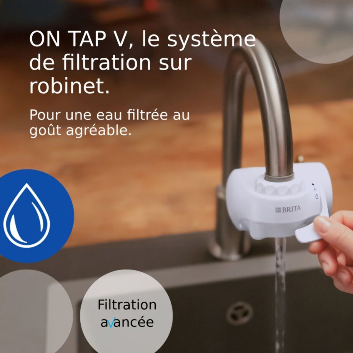 Filtre à eau BRITA Système ON TAP V