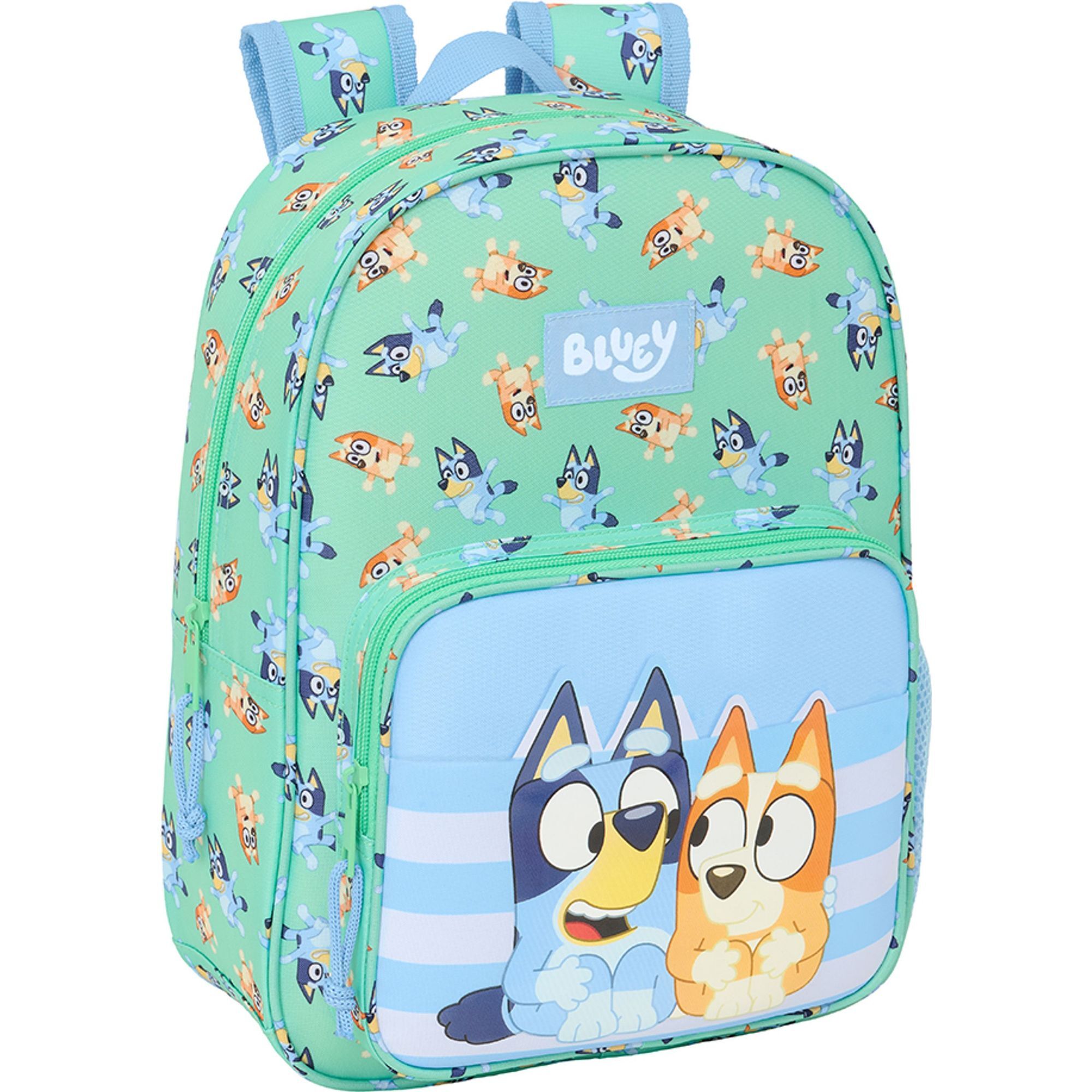 Mochila infantil adapt.carro bluey "sisters"
