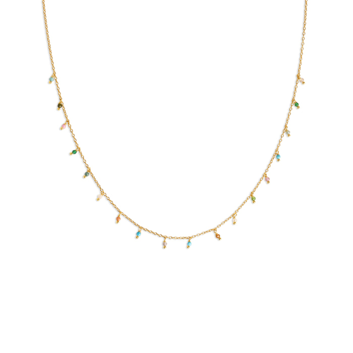 Collana Dancing Stones Placcato Oro