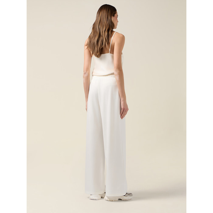 Oltre - Joggers soft touch - Bianco