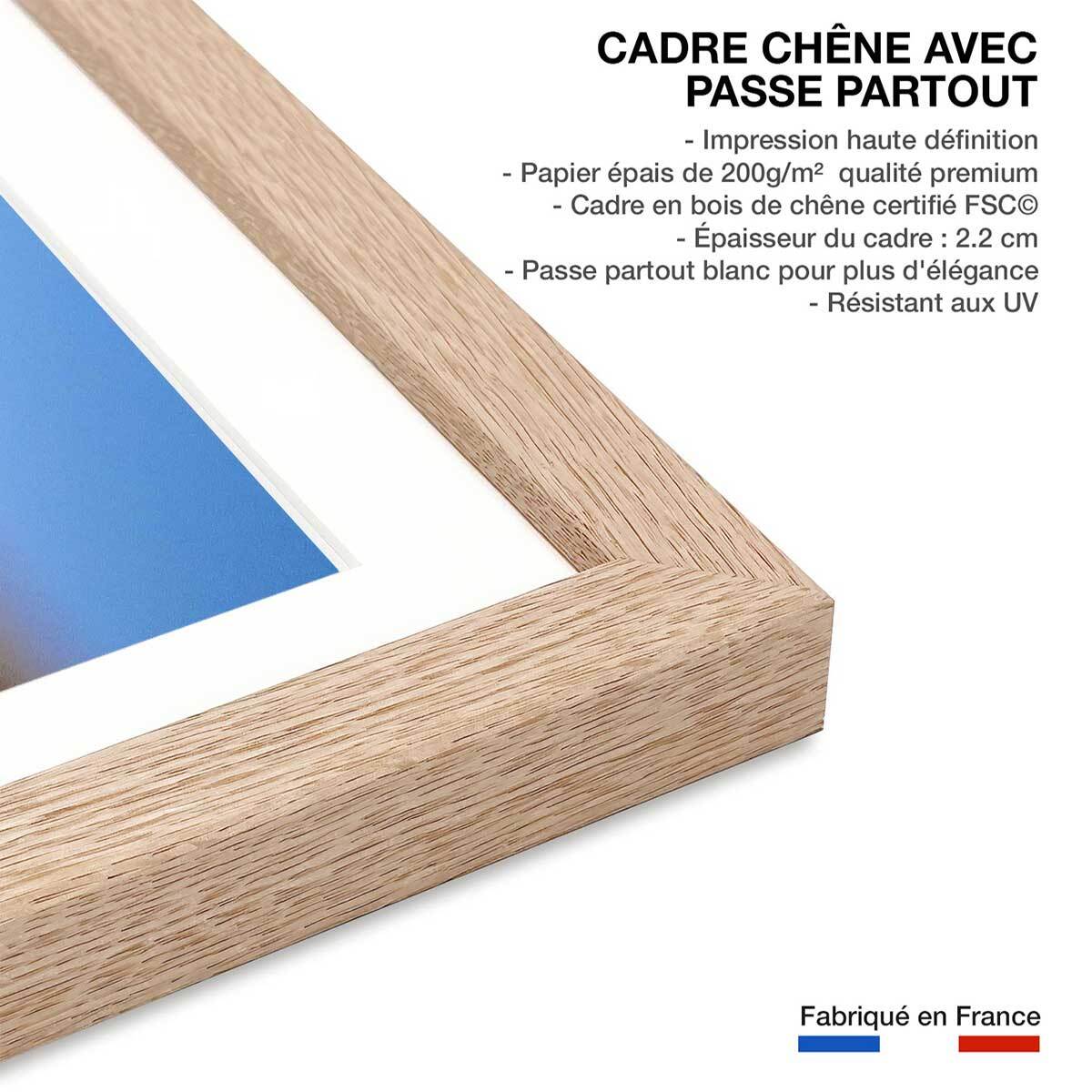 Affiche animaux brothers for the life Affiche sous cadre bois
