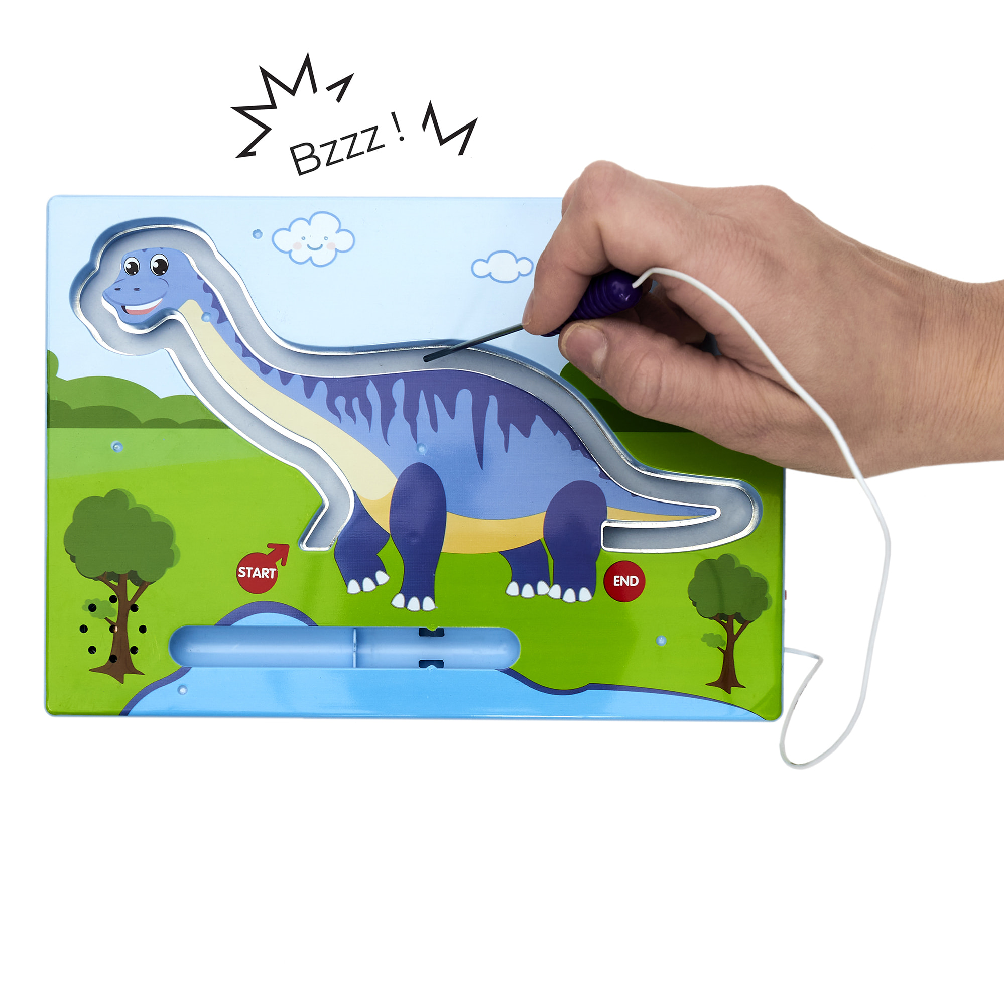 Jeu - JEUX 2 MOMES - Dinosaure - Fil Chaud - Dextérité