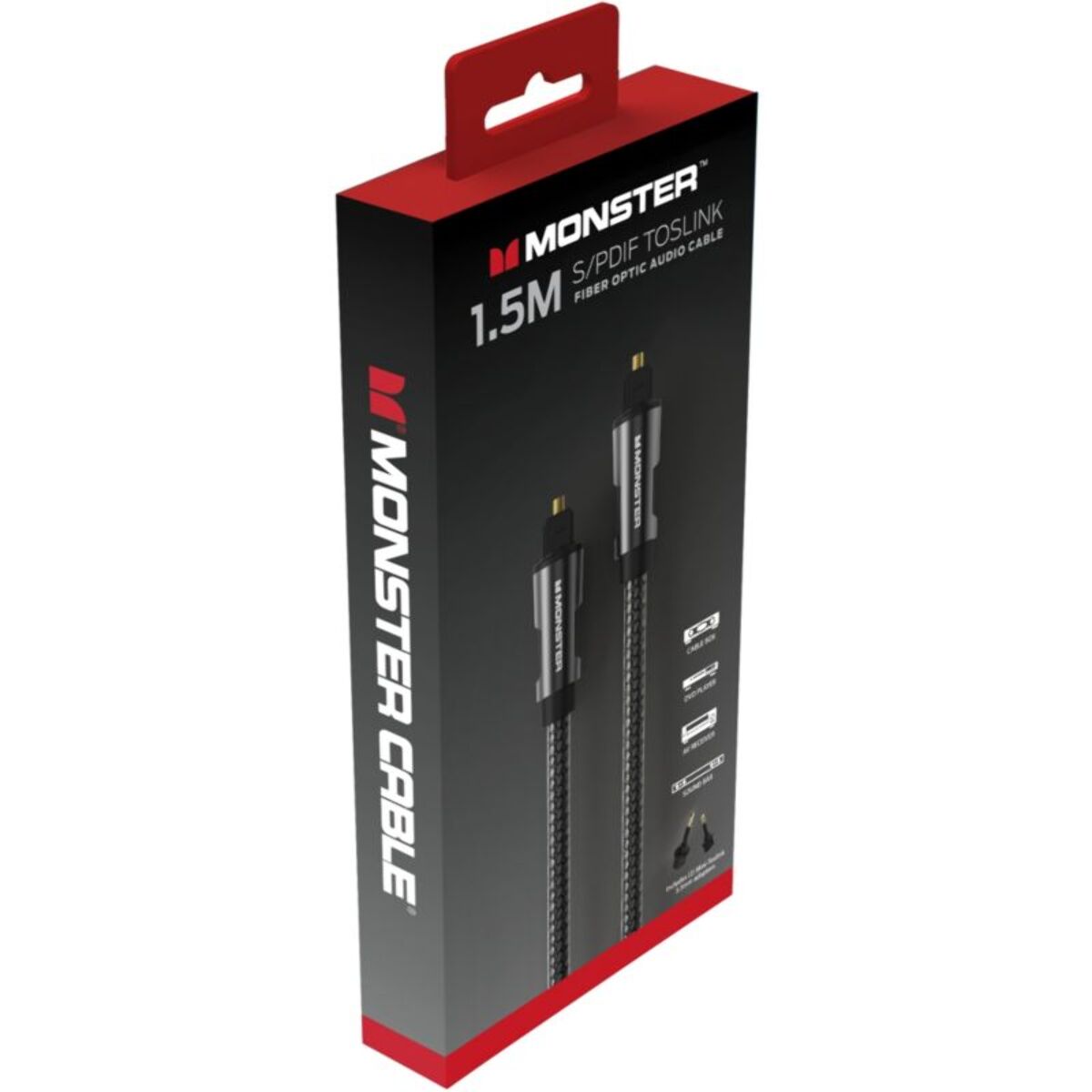 Câble fibre optique MONSTERCABLE AUDIO FIBRE OPTIQUE 1.5M