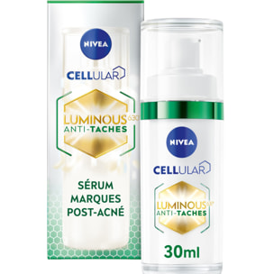 Pack de 2 - NIVEA - Sérum visage Marques Post-Acné anti-taches LUMINOUS 630 2X30ml