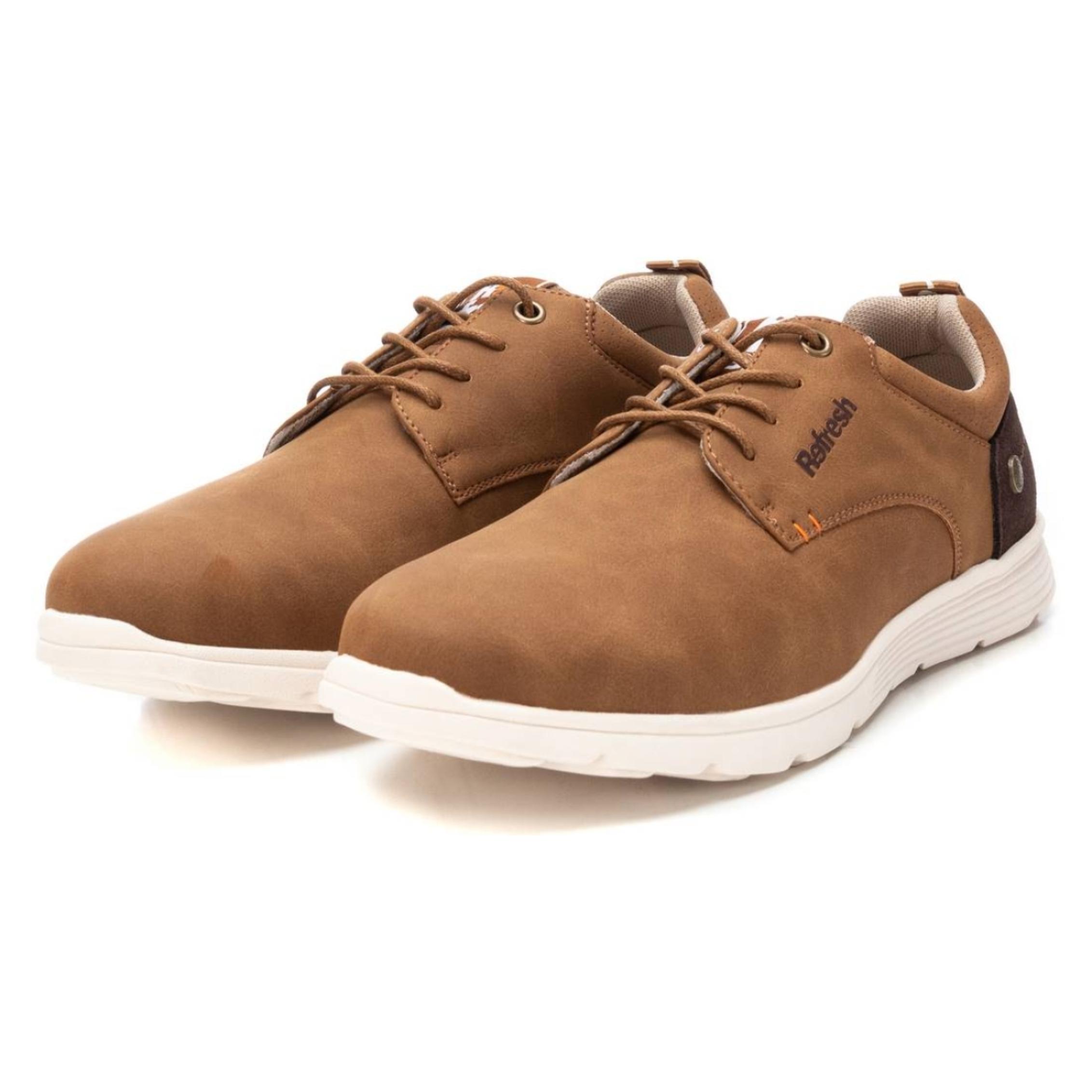 Zapato blucher/derby camel