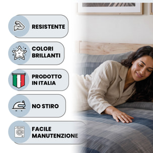 PARURE COPRIPIUMINO INFINITY - 100% Microfibra