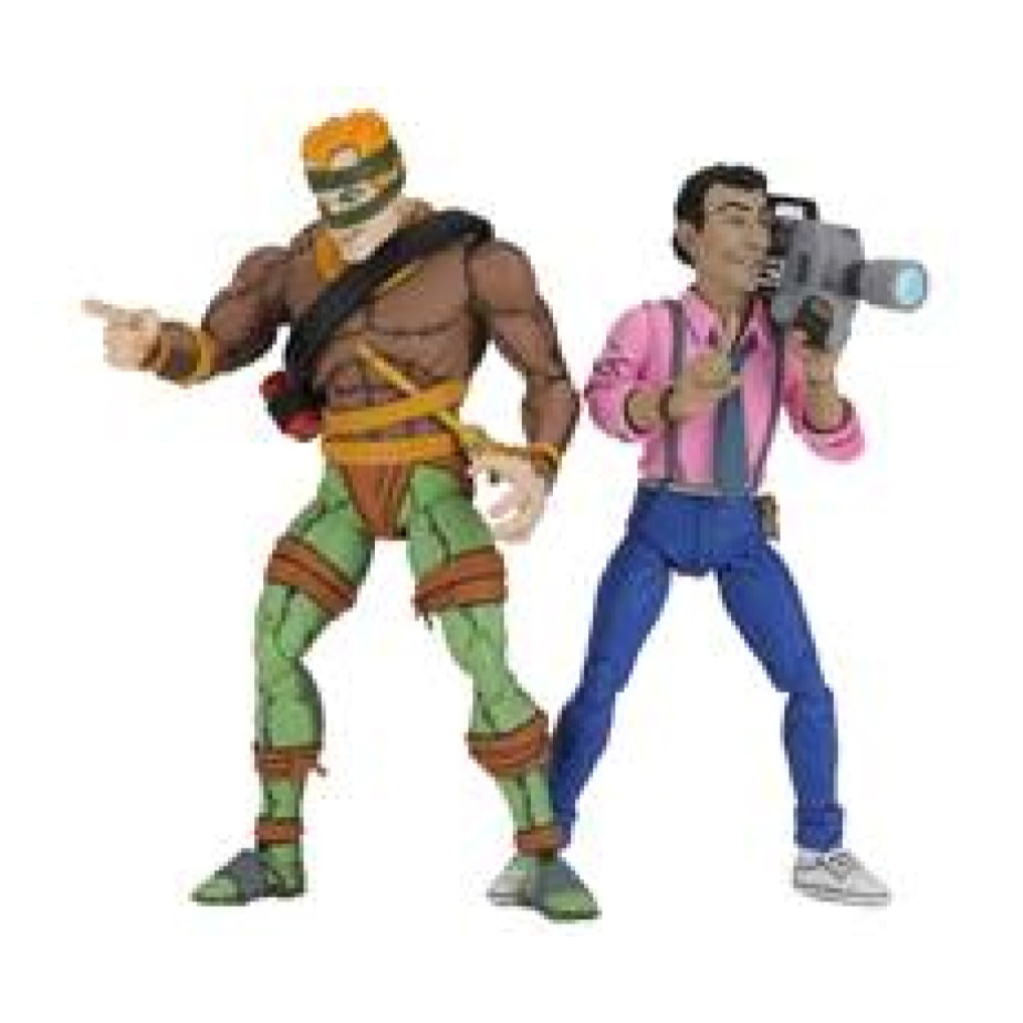 Tmnt Rat King & Vernon 2pk Action Figura Neca