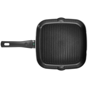 Gril BALLARINI Ledro 28 cm, Aluminium, Revêtement Céramique, Sable