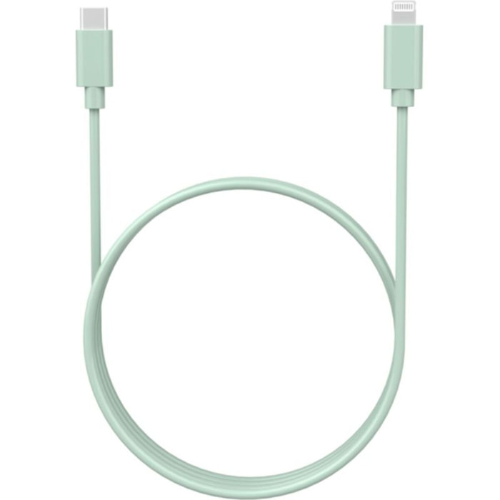 Câble Lightning ESSENTIELB USB-C vers lightning 1M Amande