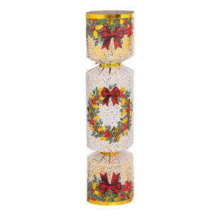 Lot de 6 crackers Couronne de Noël