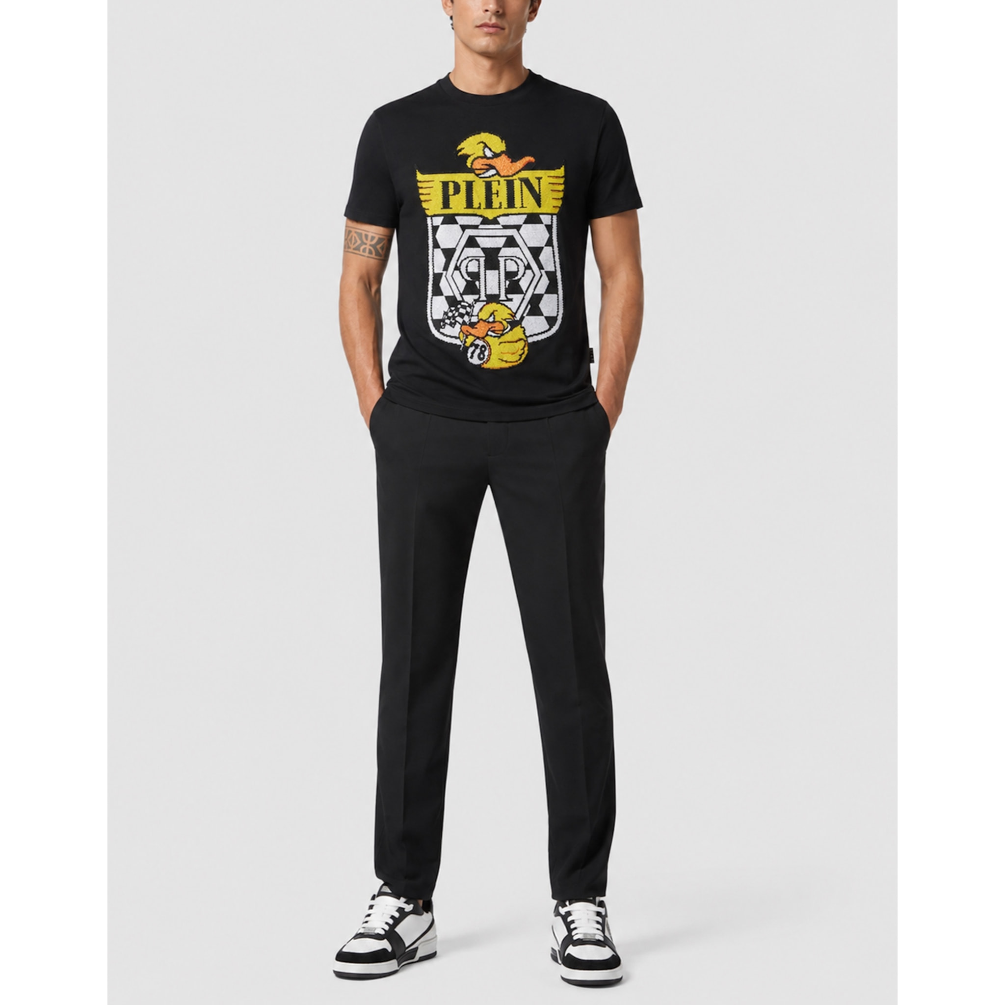 PHILIPP PLEIN T-shirt girocollo a maniche corte DUCK