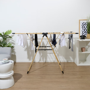 Etendoir A Linge Effet Bois 13m Etendage