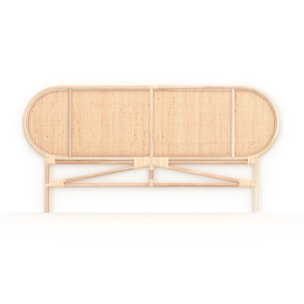 Tête de lit en rotin naturel 160 cm - Navahino