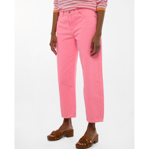 Pantaloni fluorescenti color carota