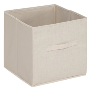 Banc de rangement "Tidy Box" avec 2 paniers en bambou marron 66,8x35cm