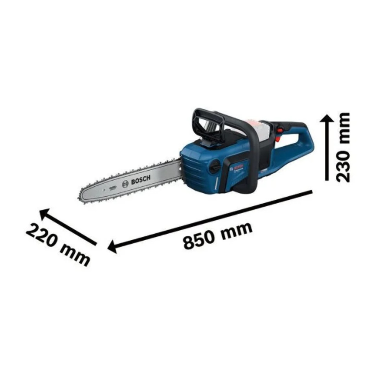 Tronçonneuse sans fil GKE - 18V - 40 cm - Professional - Solo sans batterie ni chargeur - BOSCH - 06008D3000