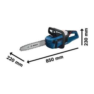 Tronçonneuse sans fil GKE - 18V - 40 cm - Professional - Solo sans batterie ni chargeur - BOSCH - 06008D3000