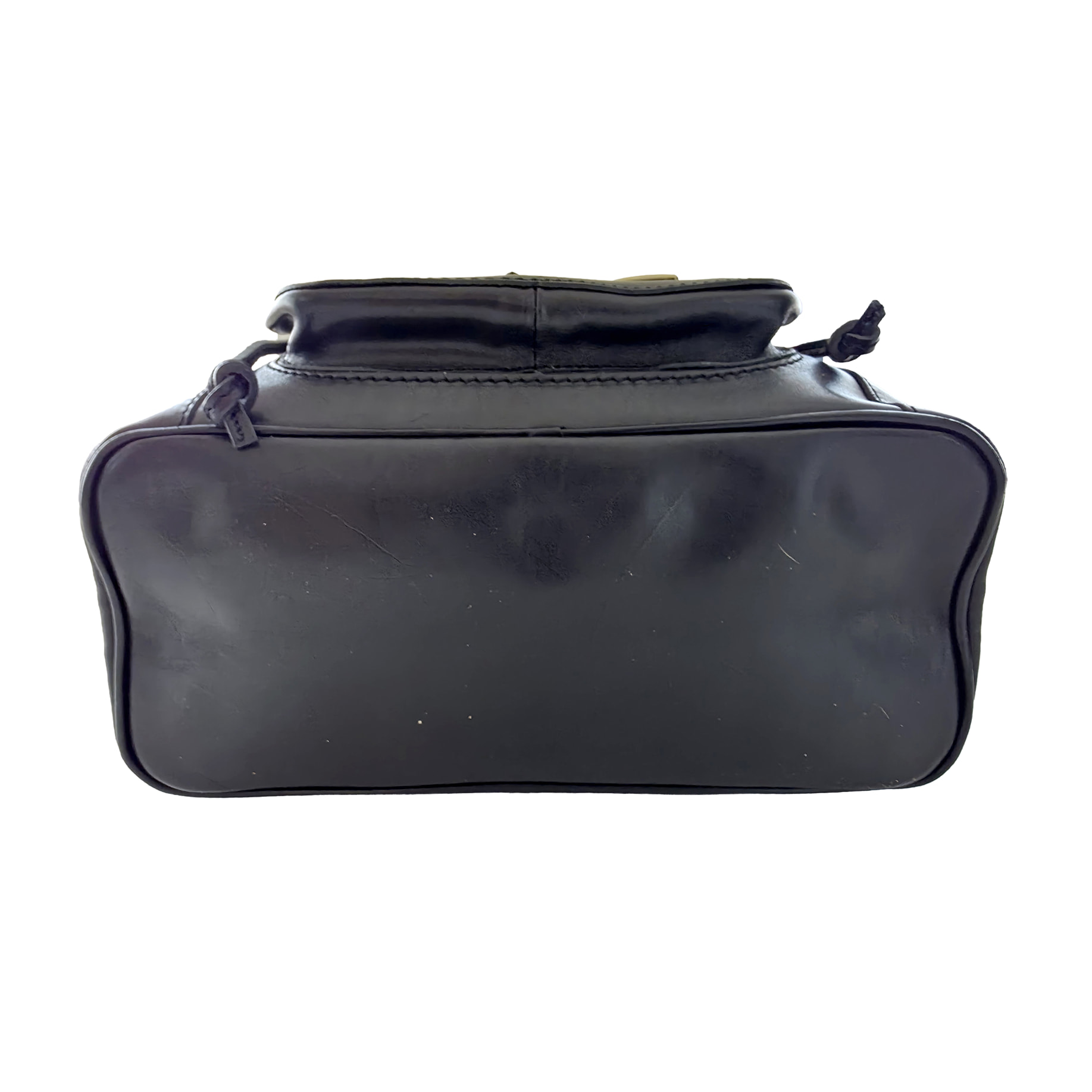 Zaino Donna in Vera Pelle, Zaino Elegante Vintage con Tasca Frontale e Chiusura Magnetica e a Coulisse