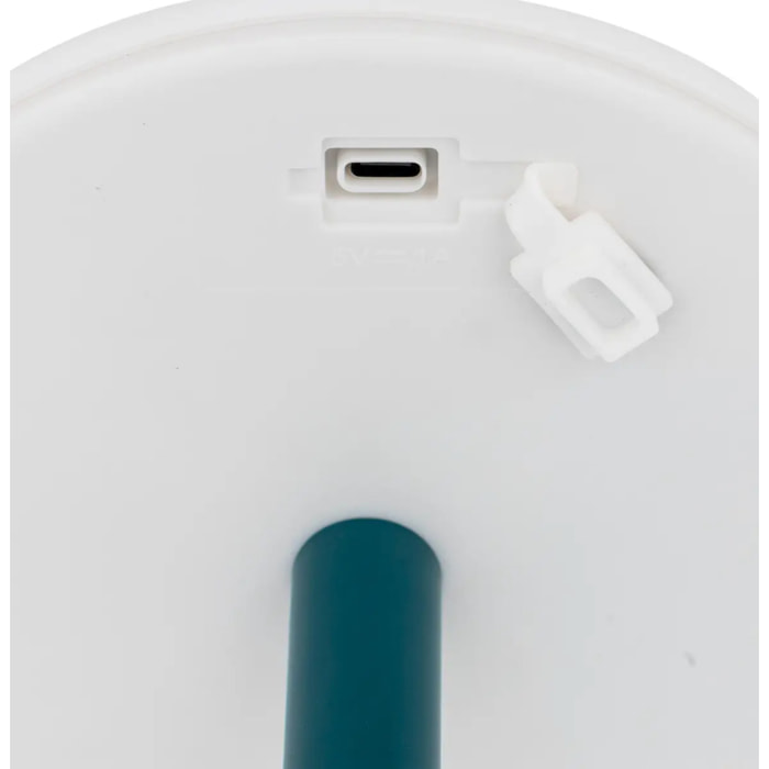 Lampe USB d extérieurled "Zack" bleu canard H30cm