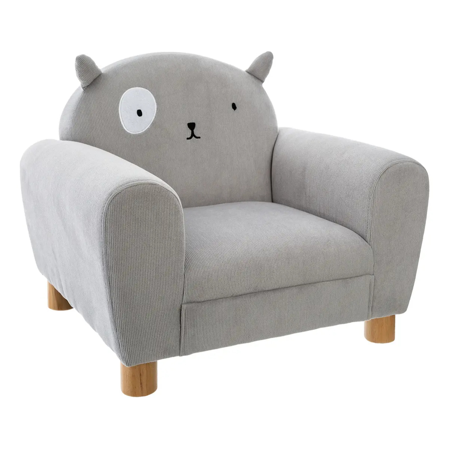 Fauteuil enfant chat gris