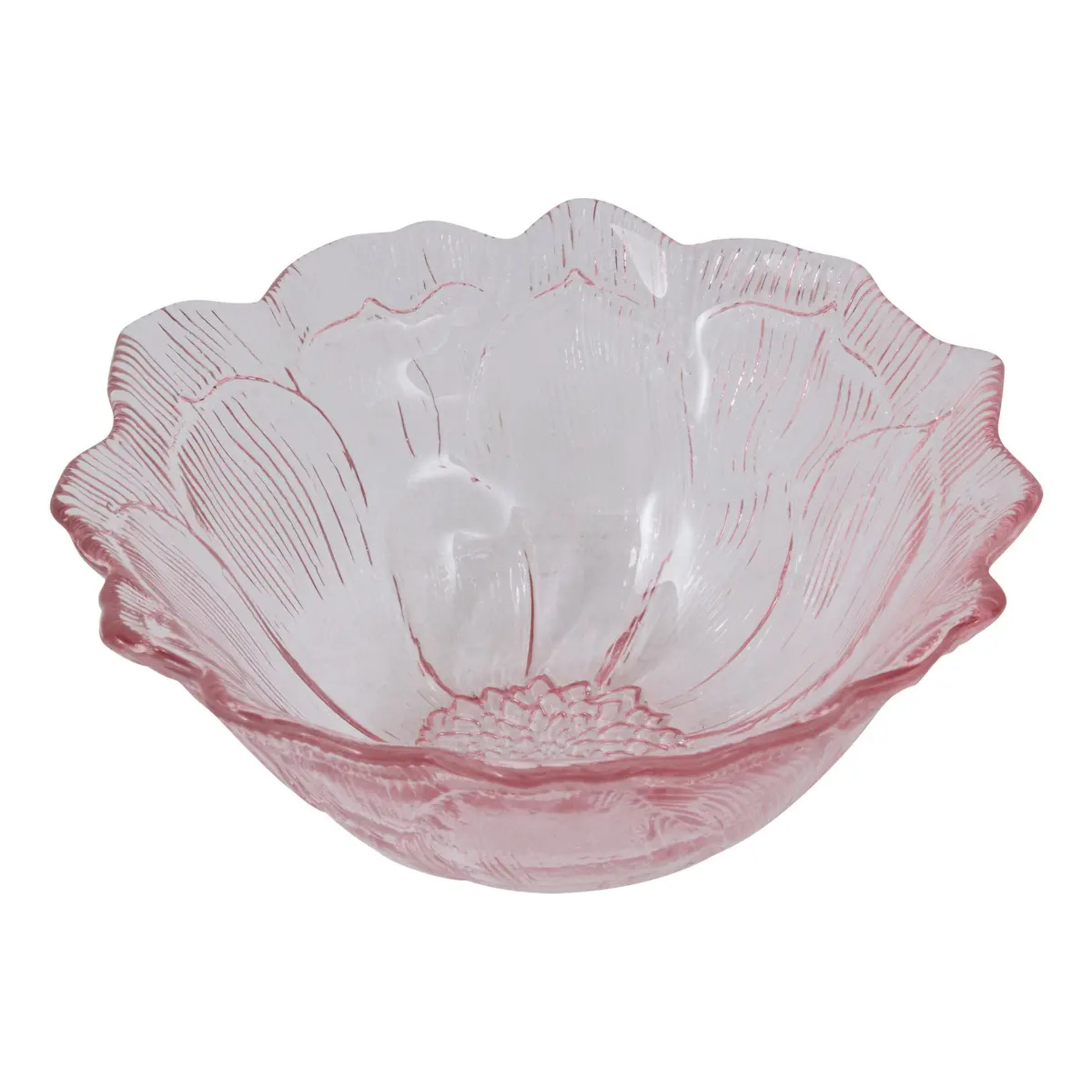 Coupelle en verre Fleur de rose