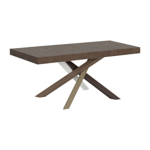 Tavolo allungabile 90x130/234 cm Volantis Premium Noce telaio 4/C