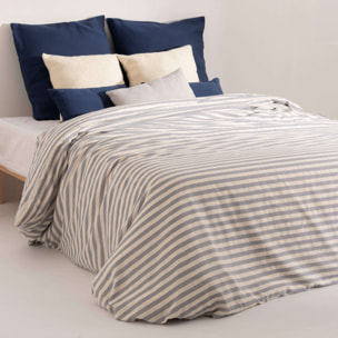 Housse de couette jacquard Jávea Grand Bleu