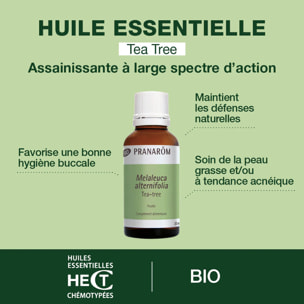 Pranarom - Huile Essentielle de Tea-tree grand format - Bio - 30 ml