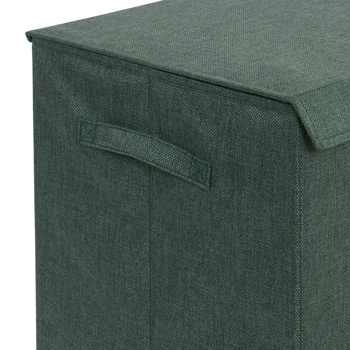 Corbeille à linge Colorama rectangulaire pliable 74L vert