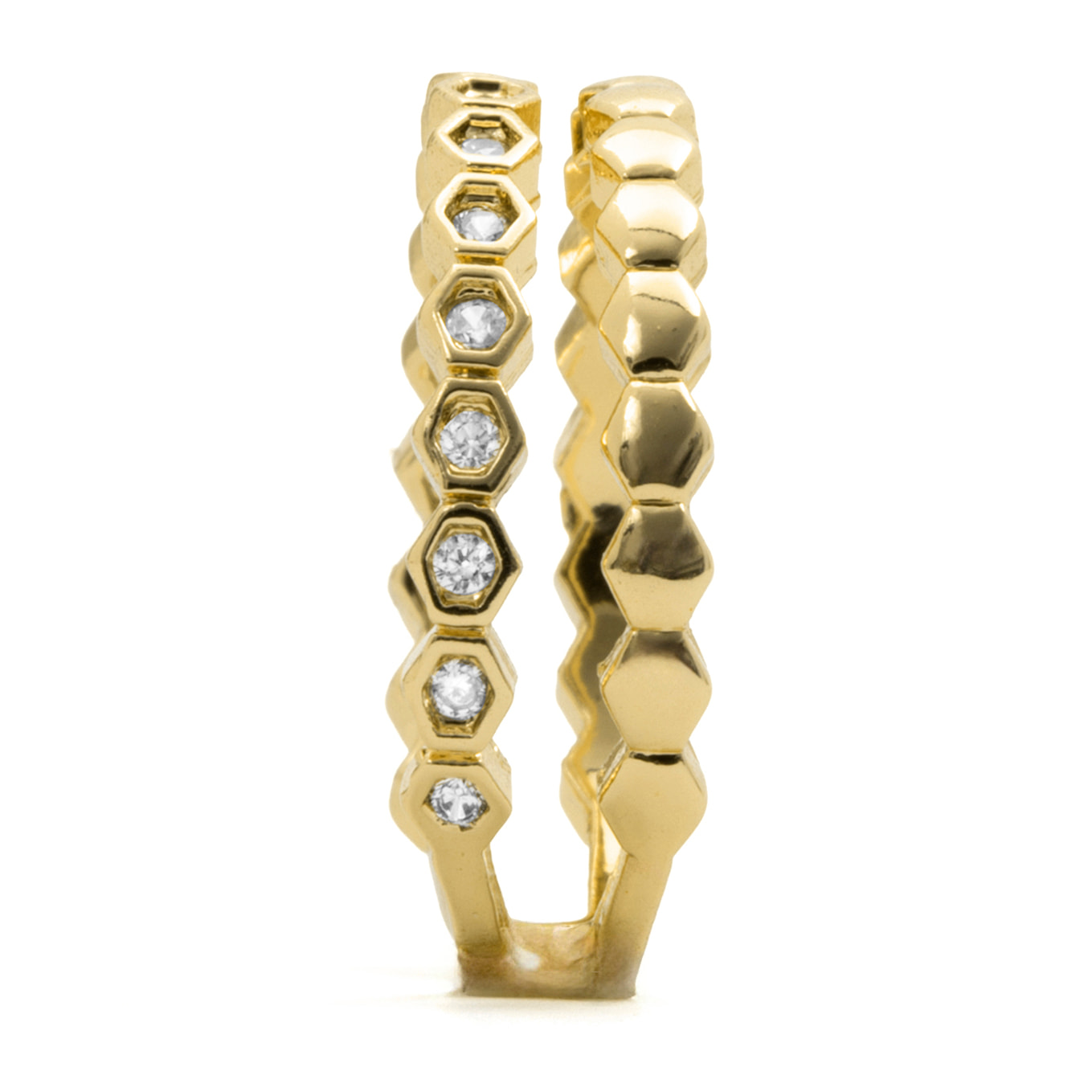 Anillo Anami acabado oro amarillo 18k