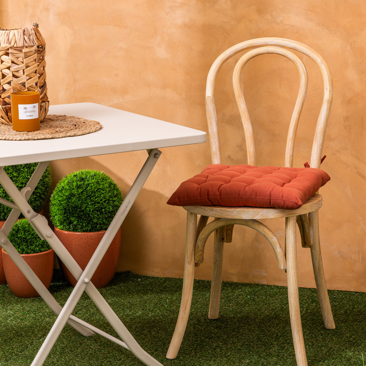 Chaise bistrot "Drevo" orme lin