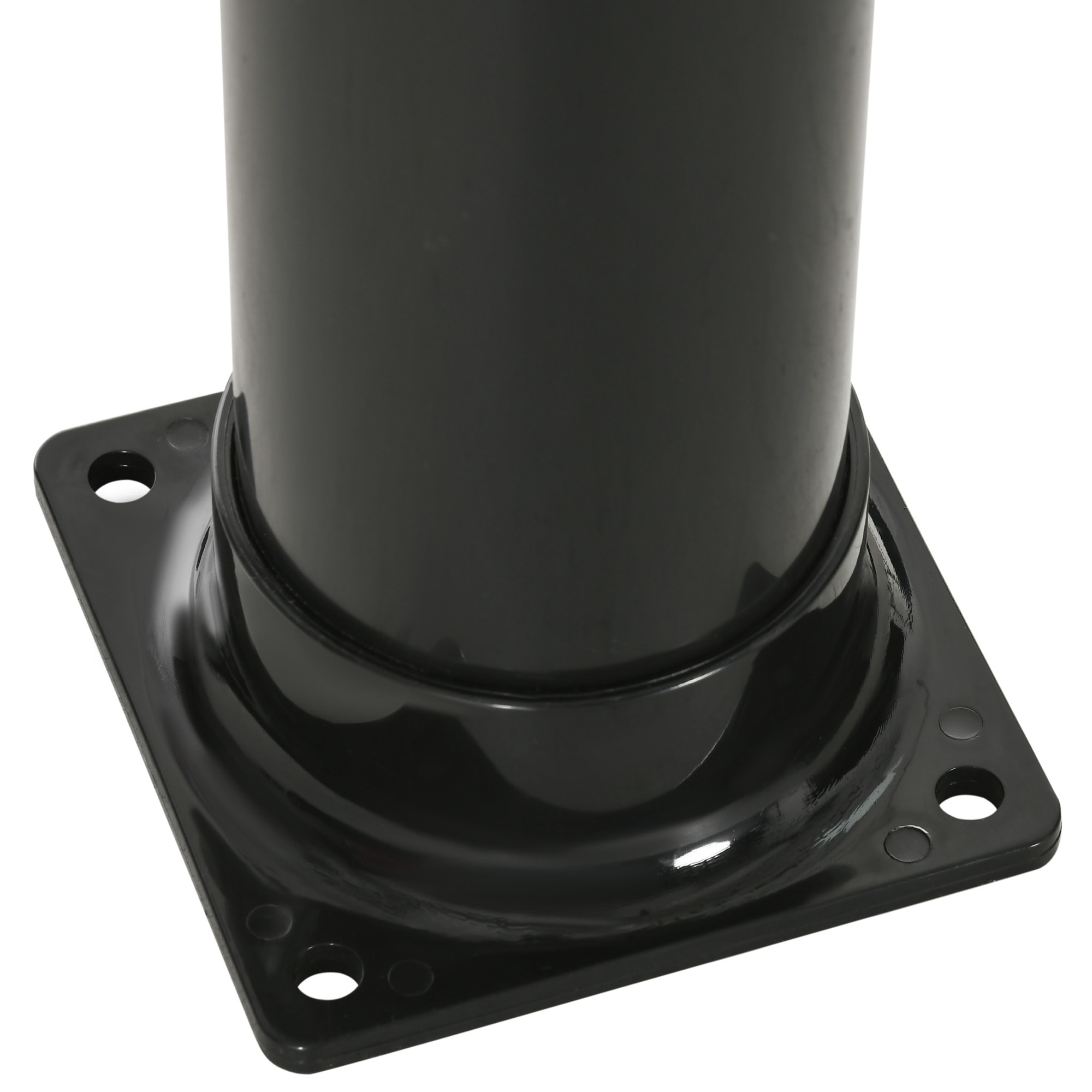 Ducha Solar de Jardín 20L Ducha Exterior con Cabezal de Ducha Redondo Grifo Agua Caliente Máx. 60„ƒ y Ducha para Pies para Piscina Patio Playa 15,5x15,5x222 cm Negro