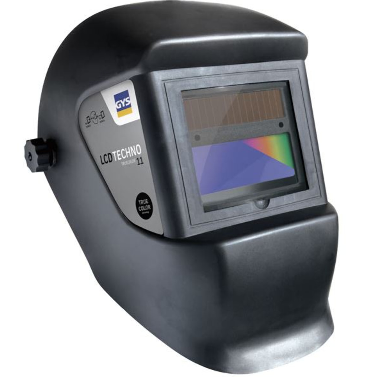 Casque de soudeur LCD Techno 11 Noir True Color - GYS - 64997
