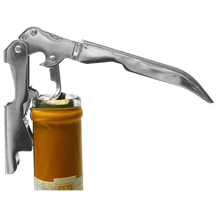 Tire-bouchon limonadier double levier en inox Fackelmann Bar Concept
