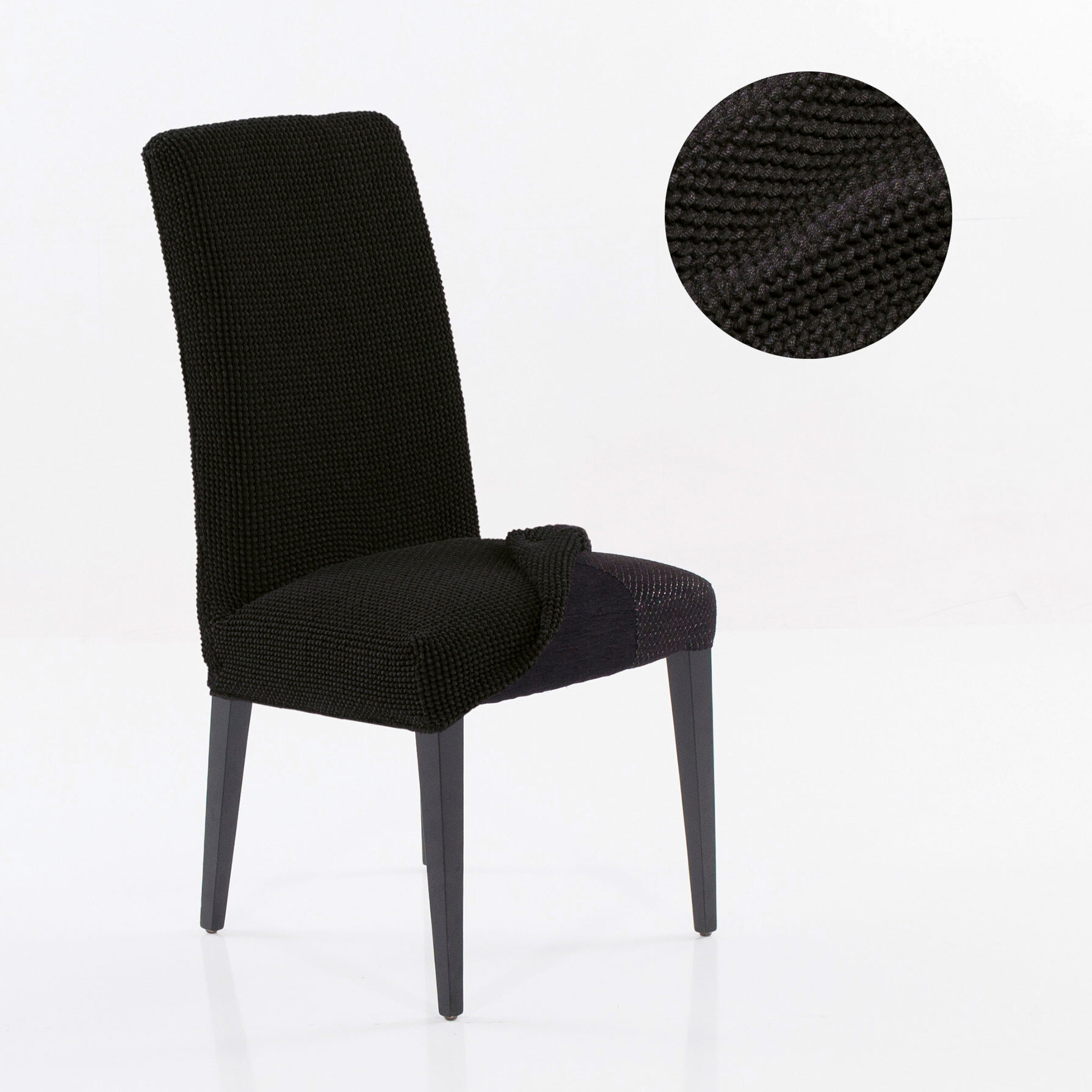 Funda Elástica para silla con RESPALDO pack2 unidades modelo HELENA