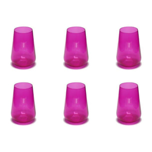 Set de 6 verres 380ml en cristallin SIGNATURE