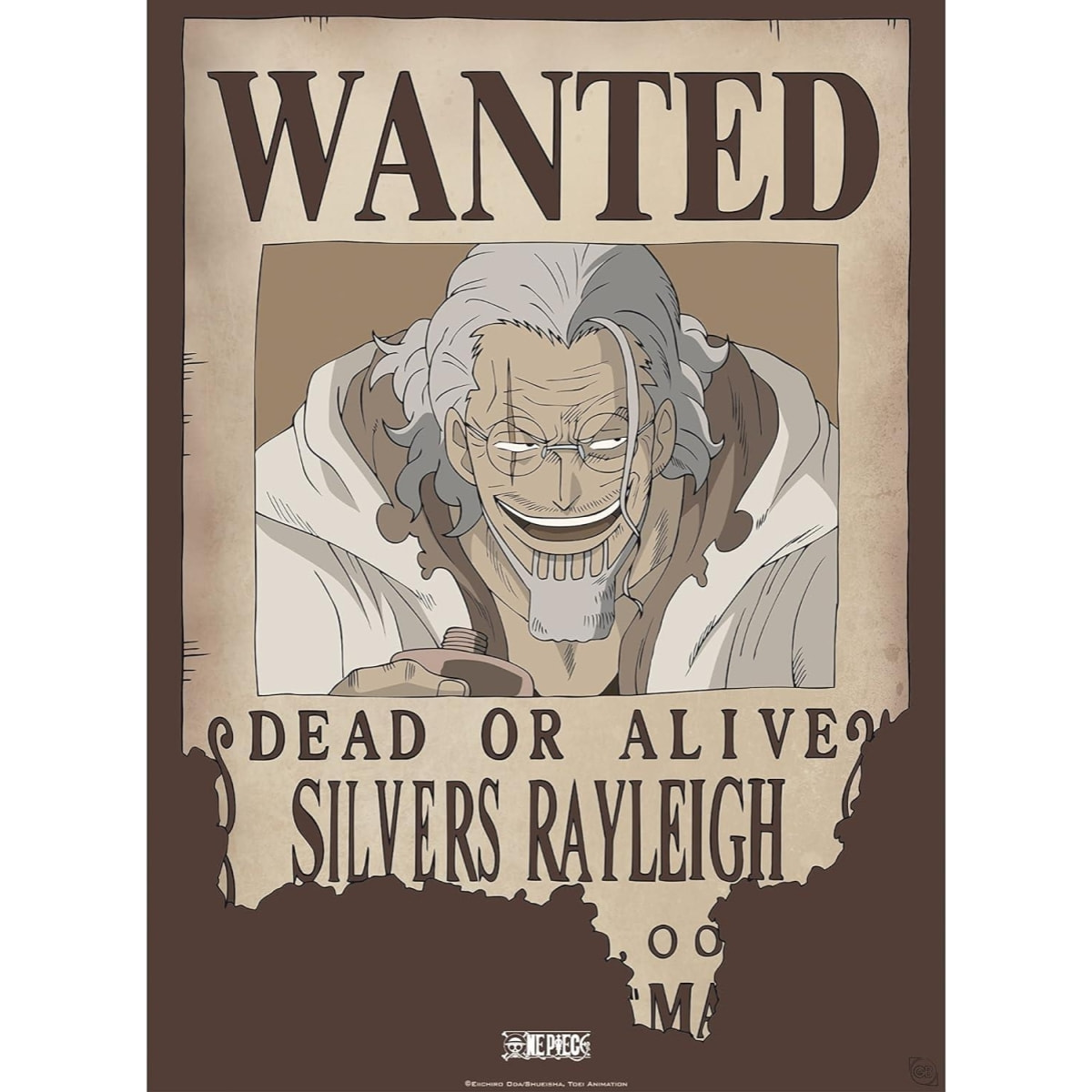 One Piece - Poster Ricercato "Wanted Rayleigh" 52 x 38 cm AbyStyle