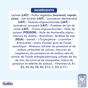 3 Boîtes de Lait en poudre Calisma Relais 1er âge (3x830g) - Gallia de 0 à 6 Mois