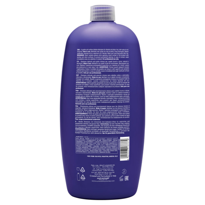 ALFAPARF MILANO Semi Di Lino Anti-Yellow Intense Low Shampoo 1000ml