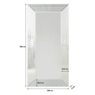 Miroir Linea 200x100cm Kare Design